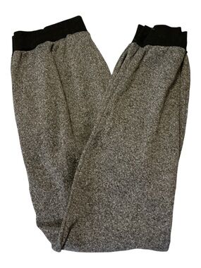 Men's Gray Jogger Sweatpants with Black Waistband